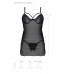 Passion | Пеньюар Passion DROSERA CHEMISE black L/XL - ECO Passion. Цена 2 379 грн. Фото: 4