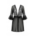 Passion | Пеньюар Passion LEAFA PEIGNOIR black L/XL - ECO Passion. Ціна 4155 грн. Фото: 2