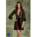Passion | Пеньюар Passion LEAFA PEIGNOIR black S/M - ECO Passion. Цена 4 889 грн. Фото: 5