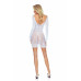 Passion | Бодистокинг Passion BS110 One Size, white. Цена 789 грн. Фото: 1