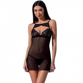 Passion | Пеньюар VERONIQUE CHEMISE black S/M - Passion. Цена: 1 995 грн