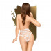 Penthouse | Боди с глубоким декольте и высокими трусиками Penthouse - Toxic Powder White L/XL. Цена 551 грн. Фото: 1