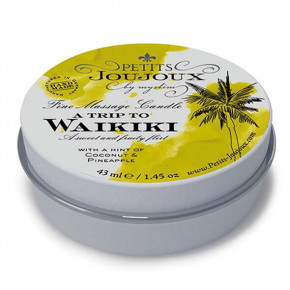 Petits Joujoux | Массажная свечa - Waikiki Beach - Coconut and Pineapple. Цена: 419 грн