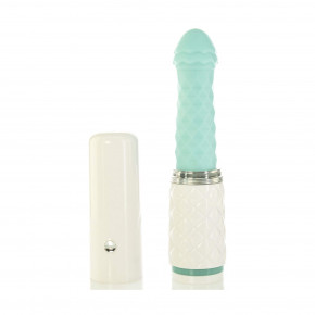 PILLOW TALK | Вибратор-пульсатор Feisty Thrusting Vibrator Teal. Цена: 4 639 грн