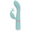Роскошный вибратор PILLOW TALK Kinky Teal с кристаллом Swarovski