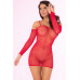 Pink Lipstick Lingerie | ПЛАТЬЕ В СЕТОЧКУ BAD INTENTIONS FISHNET DRESS RED, OS. Цена 1 780 грн. Фото: 3