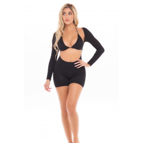 Pink Lipstick Lingerie | Комплект KNOCKOUT 2PC PLAYSUIT SET BLACK, OS. Цена: 1 504 грн