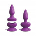 Pipedream | Анальная пробка с вибрацией Pipedream 3Some Wall Banger Plug, фиолетовая. Цена 4 900 грн. Фото: 1