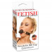 Pipedream | Кляп Fetish пластиковый, с ремешком из экокожи, черный. Ціна 899 грн. Фото: 1