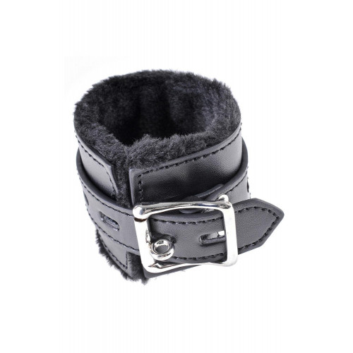 Pipedream | Наручники широкие с меховой отделкой Pipedream Fetish Fantasy Series черного цвета. Ціна 1750 грн. Фото: 4