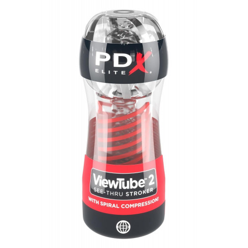 Pipedream | Мастурбатор Pipedream PDX Elite Viewtube 2 прозрачный, 18 см. Ціна 2200 грн Pipedream | Мастурбатор Pipedream PDX Elite Viewtube 2 прозрачный, 18 см. Ціна 2200 грн