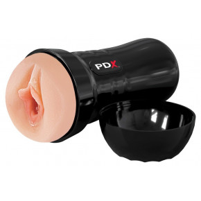 Pipedream | Мастурбатор Вагина в черной колбе Pipedream PDX Extreme Wet Pussies самосмазывающийся. Ціна: 2990 грн