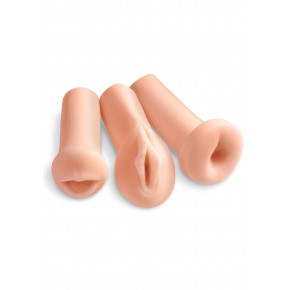Pipedream | Набор из 3-х мастурбаторов Pipedream Extreme ALL 3 HOLES Вагина, Анус и Рот. Цена: 1 317 грн