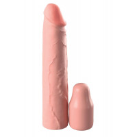  | Насадка на пенис Pipedream Fantasy X-tensions Elite бежевая, 20.5 см. Цена 4 750 грн