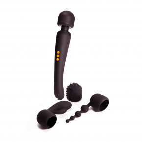 Pornhub | Вибромассажер с насадками Supercharge Wand Set. Цена: 2 999 грн