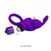 Pretty Love | Кольцо эрекционное в виде кролика Pretty Love Vibrant Penis Ring 1 фиолетовое. Ціна 692 грн. Фото: 5