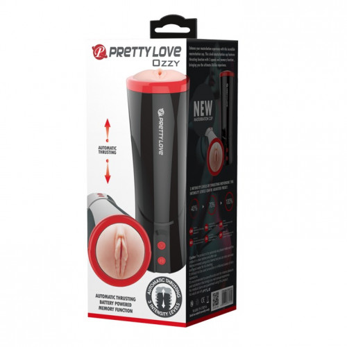 Pretty Love | Мастурбатор автоматизированный реалистичный Ozy Vagina Masturbator Flesh Tube. Цена 2 999 грн. Фото: 4