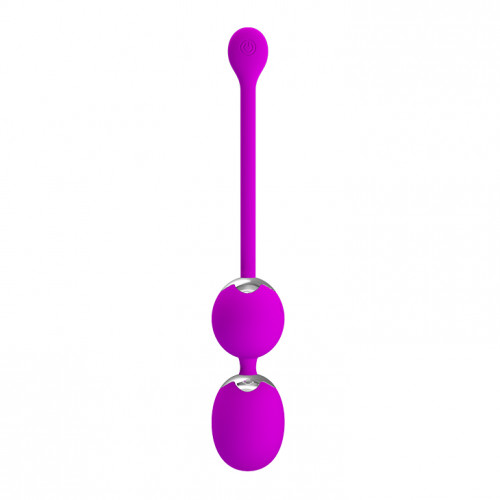 Pretty Love | Вагинальные шарики с вибрацией PRETTY LOVE фиолетовые, 20.5 х 9 х 3.4 см. Цена 1 560 грн. Фото: 1