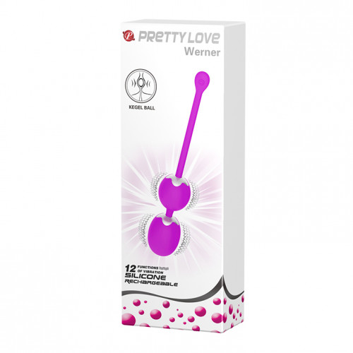 Pretty Love | Вагинальные шарики с вибрацией PRETTY LOVE фиолетовые, 20.5 х 9 х 3.4 см. Цена 1 560 грн. Фото: 8