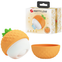 Pretty Love | Клиторальный пульсатор PRETTY LOVE Pineapple Secret оранжевый, 5,7 х 5,1 см. Ціна 1099 грн