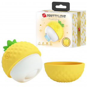 Pretty Love | Клиторальный пульсатор PRETTY LOVE Pineapple Secret желтый, 5,7 х 5,1 см. Цена: 1 099 грн