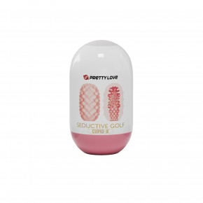 Pretty Love | Мастурбатор мини в колбе, с рельефом из шариков Pretty Love Seductive Golf Cupid X Egg. Цена: 290 грн
