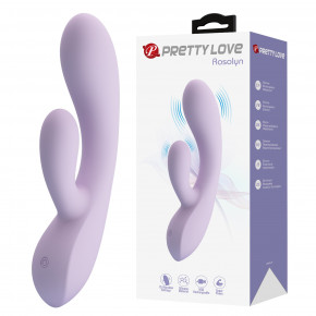 Pretty Love | Вибратор-кролик Pretty Love Rosolyn фиолетовый, 19 х 3.6 см. Цена: 2 730 грн