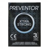 Preventor | Презервативи - Preventor X'tra Strong, 3 шт.. Цена 45 грн