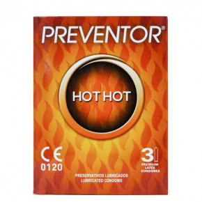 Preventor | Презервативи - Preventor Hot Hot, 3 шт.. Ціна: 78 грн