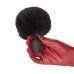 Punishment | Анальная пробка с хвостом Punishment - Bunny Tail Silicone Anal Plug - Black. Цена 719 грн. Фото: 2