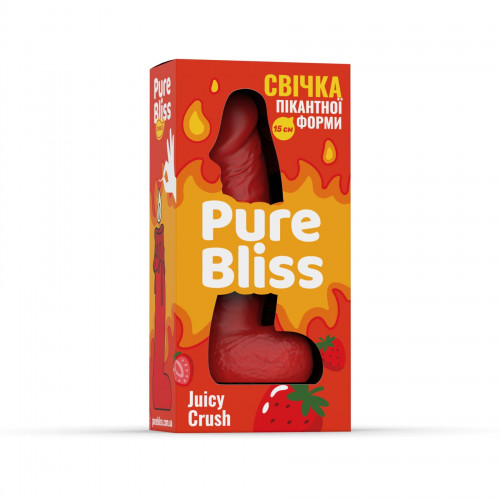Pure Bliss | Ароматное свеча пикантной формы Pure Bliss Red Juicy Crush (Ягодный взрыв) 15 см. Ціна 449 грн. Фото: 5