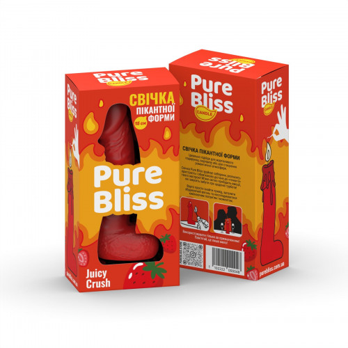 Pure Bliss | Ароматное свеча пикантной формы Pure Bliss Red Juicy Crush (Ягодный взрыв) 15 см. Ціна 449 грн. Фото: 6