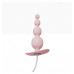 Qingnan | Анальный плаг с вибрацией Qingnan No.8 Mini Vibrating Anal Beads PINK. Цена 1 399 грн. Фото: 2