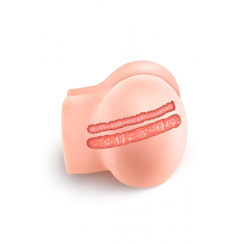 Real Body | Сосущая вагина-мастурбатор Real Body Real Lola, вагина и анус, с вибрацией и звуком. Цена 4 939 грн. Фото: 7