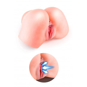 Сосущая вагина-мастурбатор Real Body Real Sophia, вагина и анус, с вибрацией и звуком Сосущая вагина-мастурбатор Real Body Real Sophia, вагина и анус, с вибрацией и звуком