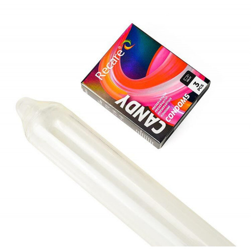 Recare | Презервативы Holographic Recare Delay Candy Condoms 3 шт, пролонгирующий эффект, конфетный аромат. Ціна 49 грн. Фото: 3