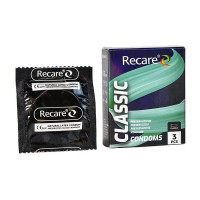 Recare | Презервативы Holographic Recare Classic Condoms 3 шт, классические. Цена 39 грн