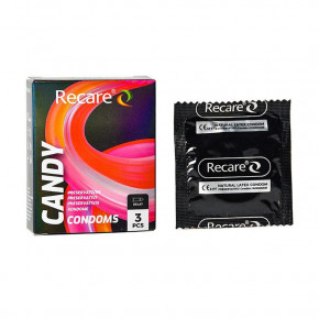 Recare | Презервативы Holographic Recare Delay Candy Condoms 3 шт, пролонгирующий эффект, конфетный аромат. Цена: 49 грн