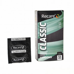 Recare | Презервативы Holographic Recare Classic Condoms 12 шт, классические. Ціна: 109 грн