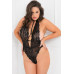 Rene Rofe Lingerie | Кружевное Боди с чокером FRONT FOCUS BLACK XL/2XL. Цена 810 грн. Фото: 2