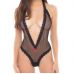 Rene Rofe Lingerie | Боди с доступом SAY MY NAME PLUNGE TEDDY BLACK, S/M. Цена 1 070 грн. Фото: 2