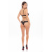 Rene Rofe Lingerie | КОМПЛЕКТ БЕЛЬЯ DARE ME 2PC BRA AND PANTY SET BLACK, S/M. Цена 1 720 грн. Фото: 3