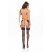 Rene Rofe Lingerie | Комплект BOSS OF YOU 3PC BRA GARTER SET BLACK, S/M. Ціна 1600 грн. Фото: 2