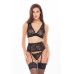 Rene Rofe Lingerie | Комплект SWEET TEMPTATIONS 3PC SET BLACK, S/M. Цена 1 720 грн. Фото: 2