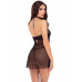 Rene Rofe Lingerie | Пеньюар MIDNIGHT HALTER CHEMISE SET BLACK, S/M. Цена 1 850 грн. Фото: 1