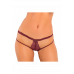Rene Rofe Lingerie | Трусики DIVE DEEP OPEN BACK PANTY BURGUNDY, S/M. Ціна 590 грн. Фото: 3