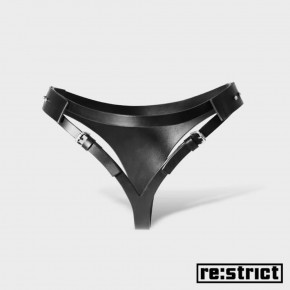 RESTRICT | Трусики из кожи RESTRICT Dominus матовые, черные. Ціна: 2450 грн