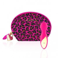 RIANNE S | Мини-вибромассажер RIANNE S - Lovely Leopard Mini Wand Pink. Цена 1 529 грн