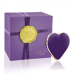 RIANNE S | Вібраторсердечко Rianne S: Heart Vibe Purple, 10 Режимів Роботи, Медичний Силікон. Ціна: 1329 грн