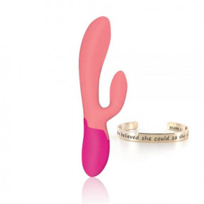 RIANNE S | Вибратор ESSENTIALS - XENA RABBIT VIBRATOR CORAL & FRENCH ROS. Цена: 3 150 грн
